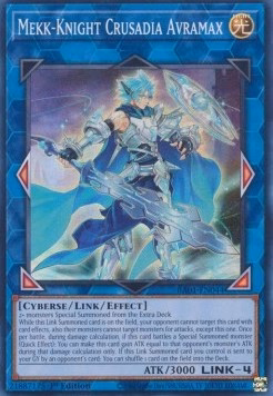 Mekk-Knight Crusadia Avramax (V.1 - Super Rare)