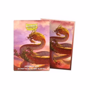 60 Small Dragon Shield Sleeves - Dual Matte Year of the Wood Dragon 2024