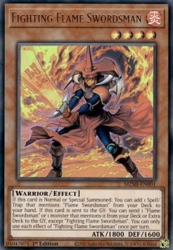 Fighting Flame Swordsman (V.1 - Ultra Rare)