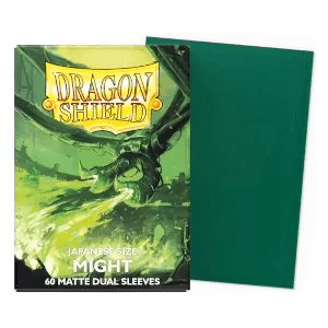 60 Small Dragon Shield Sleeves - Matte Dual Might