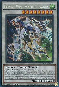 Crystal Wing Synchro Dragon (V.6 - Collectors Rare)