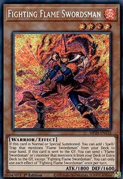 Fighting Flame Swordsman