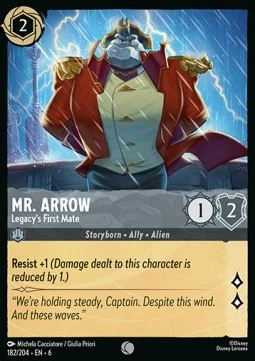Mr. Arrow - Legacy's First Mate