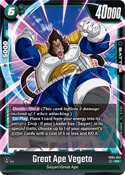 Great Ape Vegeta (FB04-052) [Fusion World] (V.1 - Super Rare)