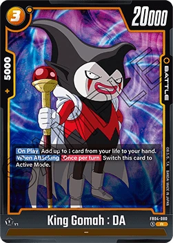 King Gomah : DA (FB04-080) [Fusion World] (V.1 - Rare)