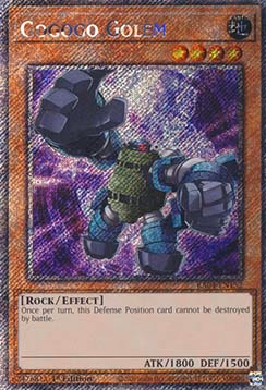 Gogogo Golem (V.1 - Platinum Secret Rare)