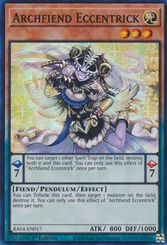 Archfiend Eccentrick (V.1 - Super Rare)