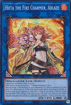Hiita the Fire Charmer, Ablaze (V.1 - Super Rare)