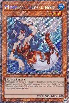 Mermail Abysslinde (V.4 - Platinum Secret Rare)