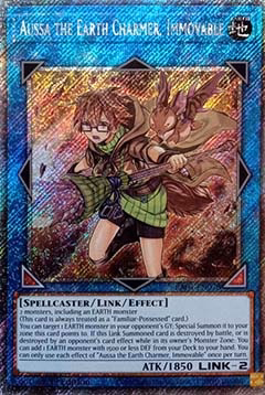 Aussa the Earth Charmer, Immovable (V.4 - Platinum Secret Rare)