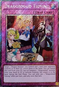 Dragonmaid Tidying (V.4 - Platinum Secret Rare)