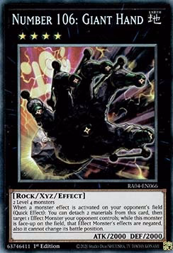 Number 106: Giant Hand (V.6 - Collectors Rare)