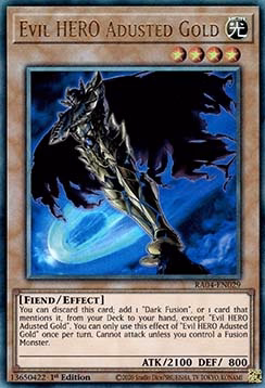 Evil HERO Adusted Gold (V.7 - Ultimate Rare)
