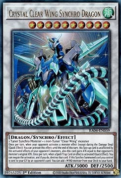 Crystal Clear Wing Synchro Dragon (V.7 - Ultimate Rare)