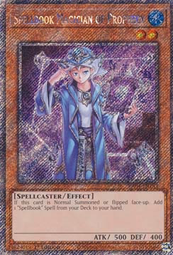 Spellbook Magician of Prophecy (V.1 - Platinum Secret Rare)
