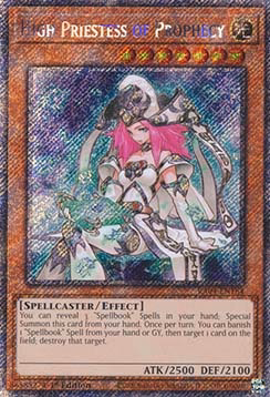 High Priestess of Prophecy (V.1 - Platinum Secret Rare)