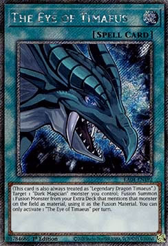 The Eye of Timaeus (V.1 - Platinum Secret Rare)