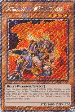 Brotherhood of the Fire Fist - Bear (V.1 - Platinum Secret Rare)