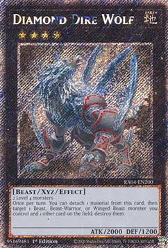 Diamond Dire Wolf (V.1 - Platinum Secret Rare)