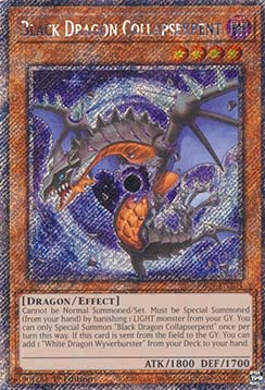Black Dragon Collapserpent (V.1 - Platinum Secret Rare)