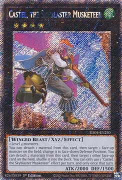 Castel, the Skyblaster Musketeer (V.1 - Platinum Secret Rare)
