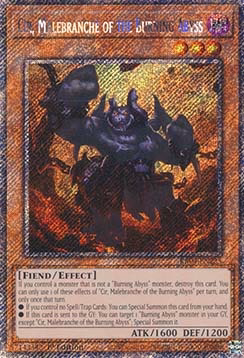 Cir, Malebranche of the Burning Abyss (V.1 - Platinum Secret Rare)