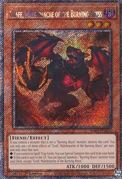 Graff, Malebranche of the Burning Abyss (V.1 - Platinum Secret Rare)