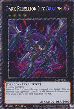 Dark Rebellion Xyz Dragon (V.1 - Platinum Secret Rare)