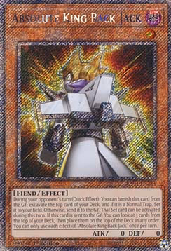 Absolute King Back Jack (V.1 - Platinum Secret Rare)