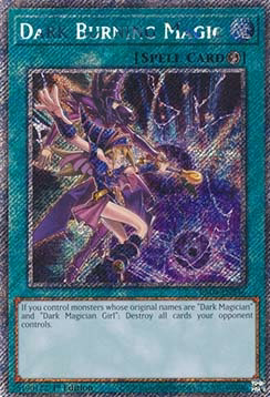 Dark Burning Magic (V.1 - Platinum Secret Rare)