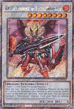 Ignister Prominence, the Blasting Dracoslayer (V.1 - Platinum Secret Rare)