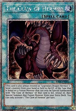 The Claw of Hermos (V.1 - Platinum Secret Rare)
