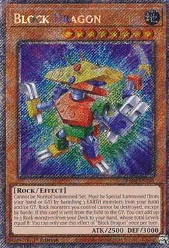 Block Dragon (V.1 - Platinum Secret Rare)