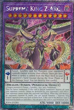 Supreme King Z-ARC (V.1 - Platinum Secret Rare)