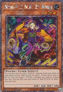 Noh-P.U.N.K. Ze Amin (V.1 - Platinum Secret Rare)