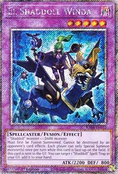 El Shaddoll Winda (V.4 - Platinum Secret Rare)