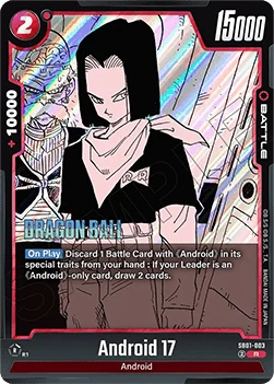 Android 17 (SB01-003) [Fusion World] (V.1 - Rare)