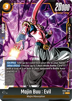 Majin Buu : Evil (FB05-086) [Fusion World] (V.1 - Rare)