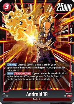 Android 18 (FP-052) [Fusion World] (V.1 - Promo)