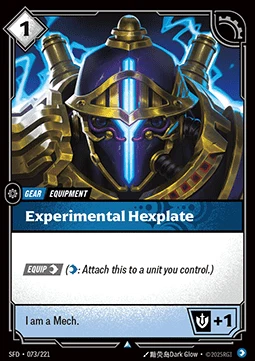 Experimental Hexplate