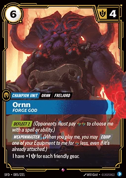 Ornn, Forge God (V.1 - Rare)