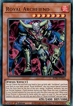 Royal Archfiend (V.1 - Ultra Rare)