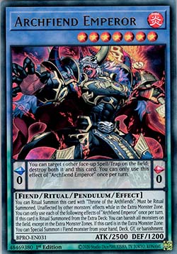 Archfiend Emperor (V.1 - Ultra Rare)