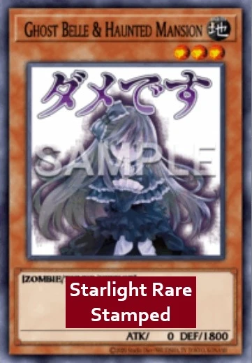 Ghost Belle & Haunted Mansion (V.2 - Starlight Rare)