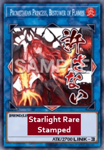 Promethean Princess, Bestower of Flames (V.2 - Starlight Rare)