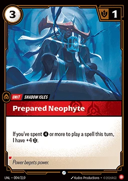 Prepared Neophyte