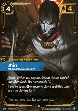 Jhin, Meticulous Killer (V.1 - Epic)