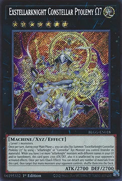 Exstellarknight Constellar Ptolemy Ω7 (V.1 - Secret Rare) - Battles of Legend: Glorious Gallery (Secret Rare) [BLGG-018]