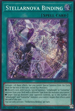 Stellarnova Binding (V.1 - Secret Rare) - Battles of Legend: Glorious Gallery (Secret Rare) [BLGG-020]