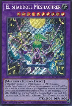 El Shaddoll Meshachrer (V.1 - Secret Rare) - Battles of Legend: Glorious Gallery (Secret Rare) [BLGG-022]